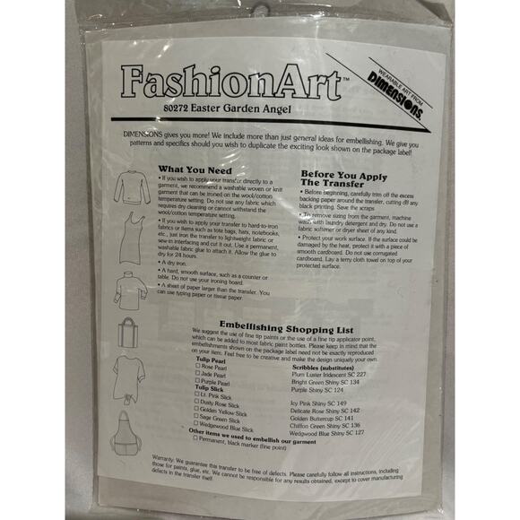 Vintage Fashion Art Garden Flower Critters Iron On Transfer Nr. 80272 Grannycore - Picture 5 of 5